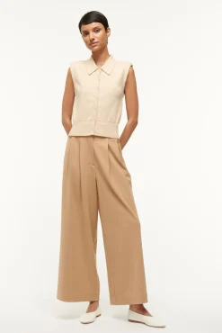 Essentials|Spring Suiting<STAUD RUTH PANT   CAMEL