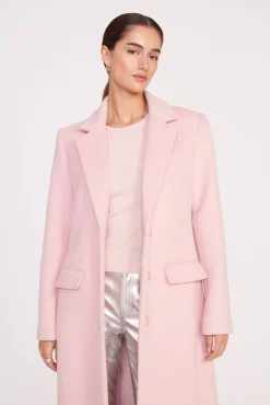 Best Sellers|Essentials<STAUD SANZA COAT  PINK SORBET PINKSORBET