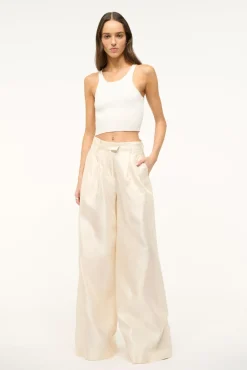 The Evening Edit|STAUD Bride<STAUD SASHA PANT IVORY