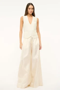 The Evening Edit|STAUD Bride<STAUD SASHA PANT   IVORY