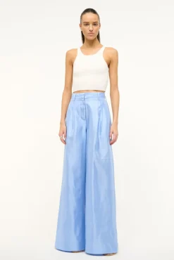 The Evening Edit|Pants & Shorts<STAUD SASHA PANT PERIWINKLE