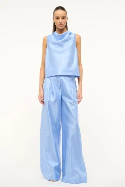 The Evening Edit|Pants & Shorts<STAUD SASHA PANT PERIWINKLE