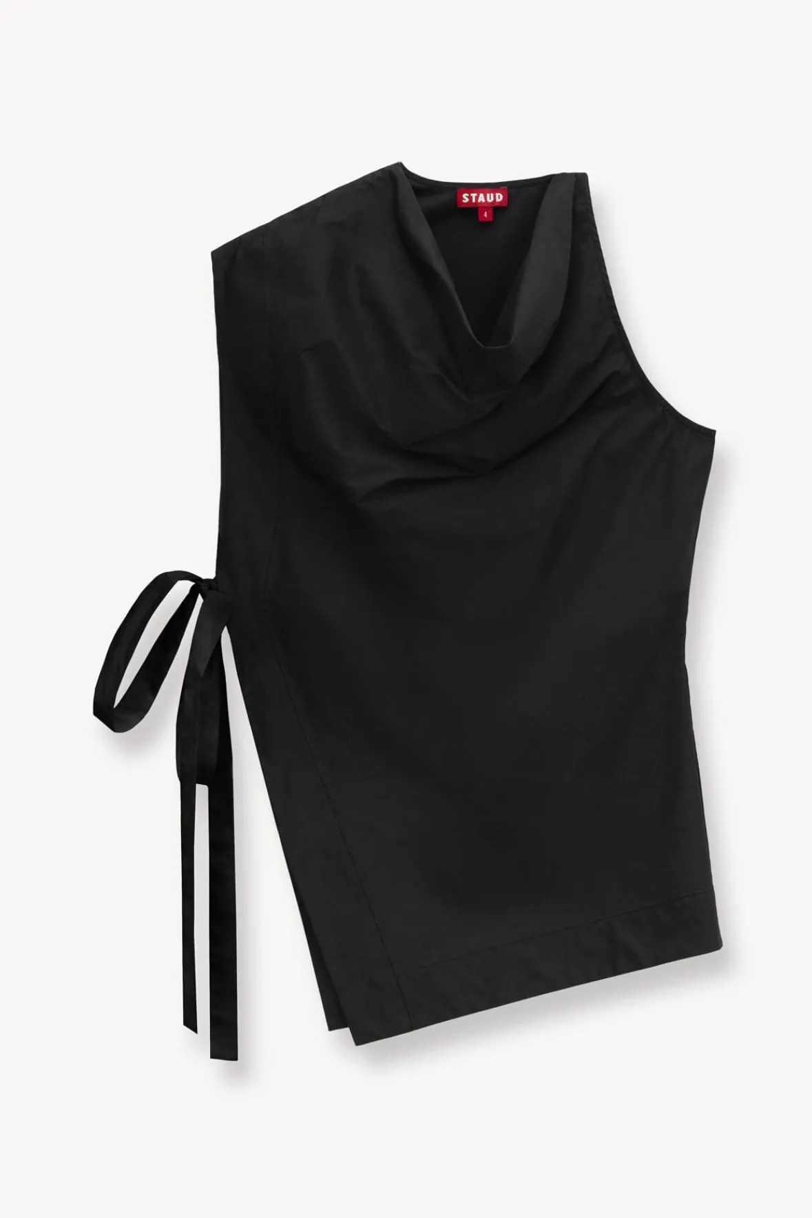 Poplin Shop<STAUD SAWYER TOP BLACK