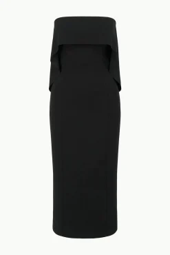 Dresses<STAUD SCARLETT DRESS BLACK