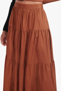 Skirts<STAUD SEA SKIRT TAN