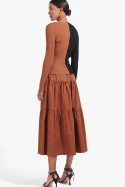 Skirts<STAUD SEA SKIRT TAN