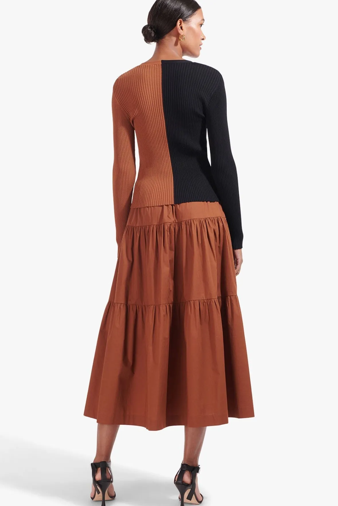 Skirts<STAUD SEA SKIRT TAN
