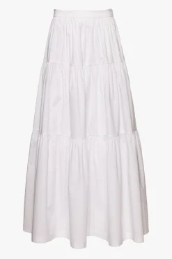 Poplin Shop|Skirts<STAUD SEA SKIRT   WHITE