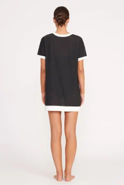 Cover-Ups<STAUD SELAH DRESS  BLACK WHITE BLACKWHITE
