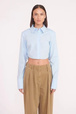 Poplin Shop<STAUD SENECA TOP  FRENCH BLUE FRENCHBLUE