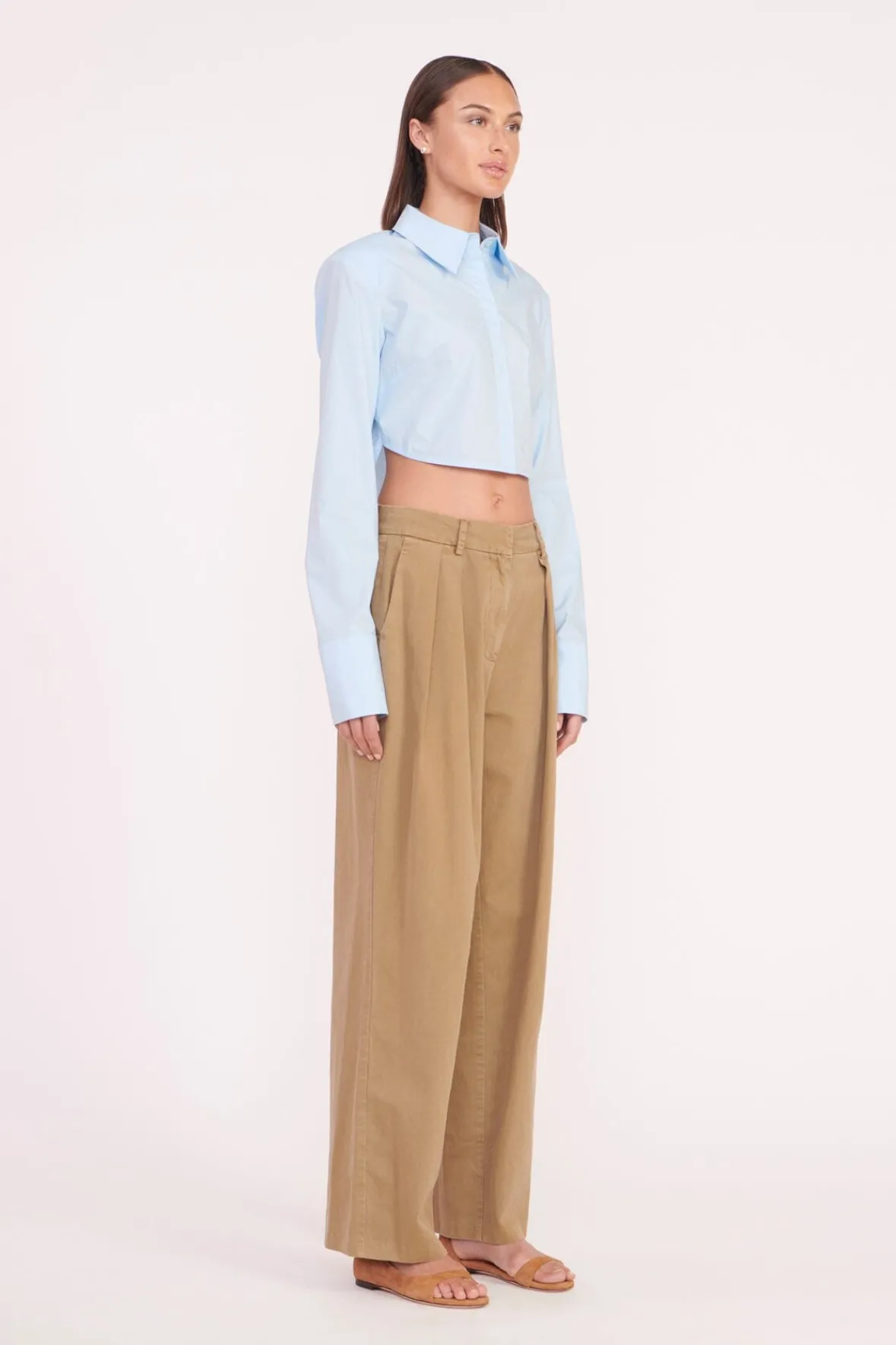 Poplin Shop<STAUD SENECA TOP FRENCH BLUE FRENCHBLUE