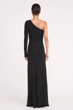 Dresses<STAUD SERENA DRESS BLACK
