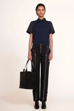 Pants & Shorts<STAUD SESAME PANT   BLACK