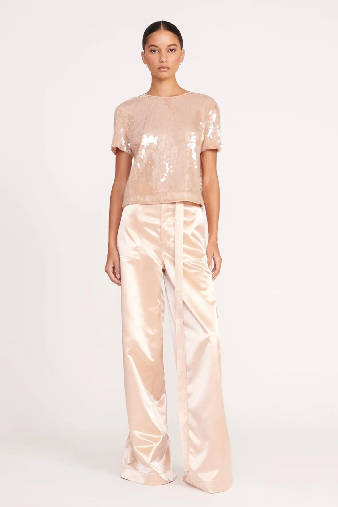 Pants & Shorts<STAUD SHAY PANT BEIGE