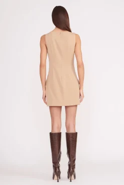 Essentials|Dresses<STAUD SHEILA DRESS   CAMEL