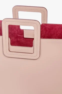 Crossbody|Totes<STAUD SHIRLEY LEATHER BAG BLUSH