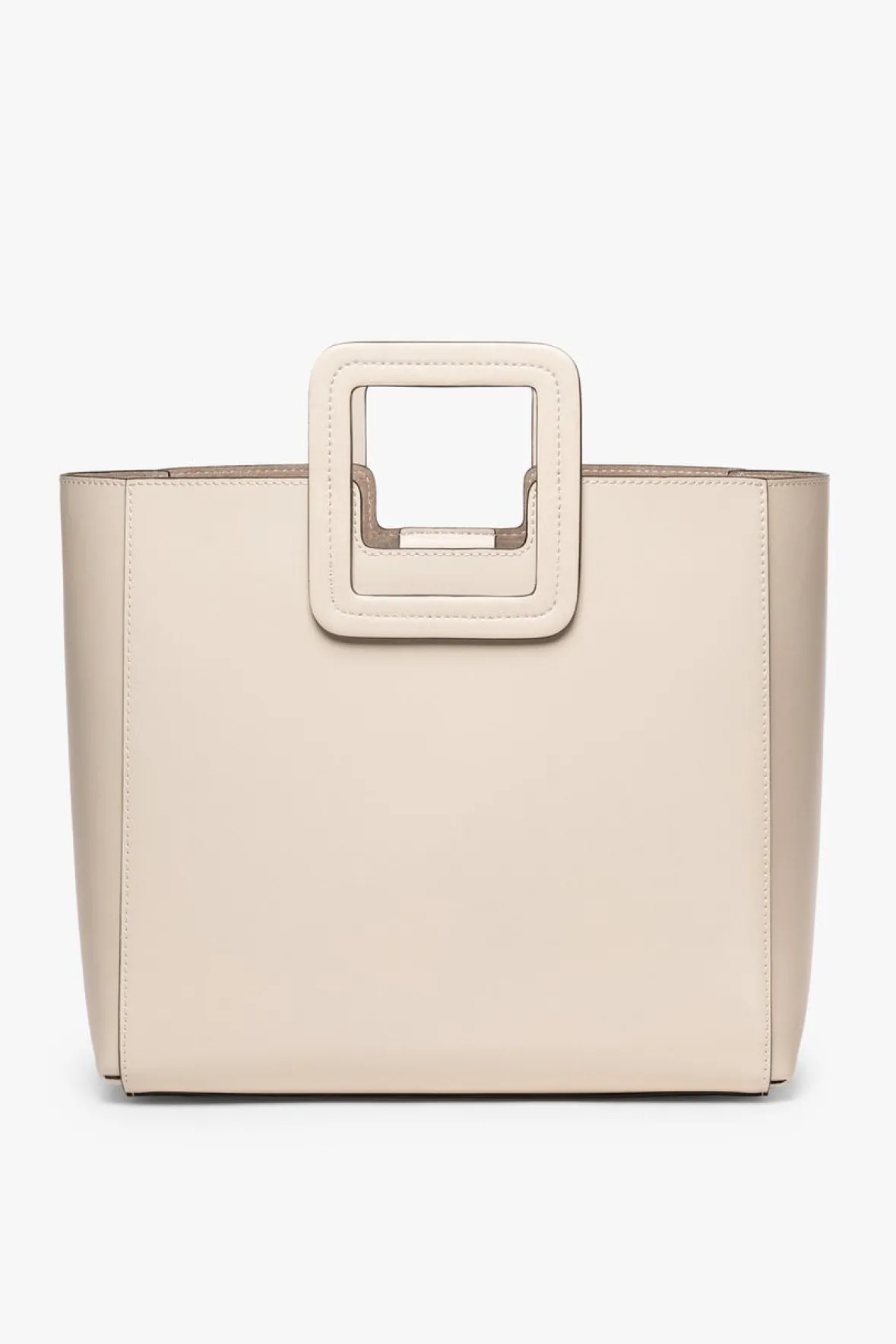Crossbody|Totes<STAUD SHIRLEY LEATHER BAG CREAM