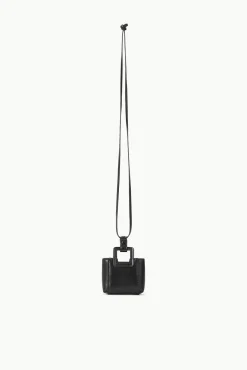 Necklaces|Small Leather Goods<STAUD SHIRLEY MICRO NECKLACE   BLACK