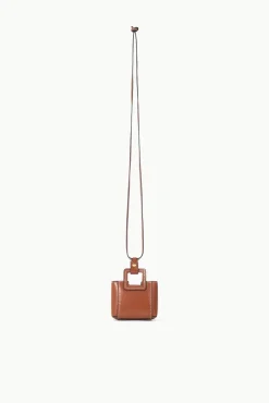 Small Leather Goods|Necklaces<STAUD SHIRLEY MICRO NECKLACE TAN