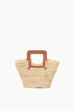 Bucket|Totes<STAUD SHIRLEY MINI BUCKET BAG  NATURAL RAFFIA NATURALTAN