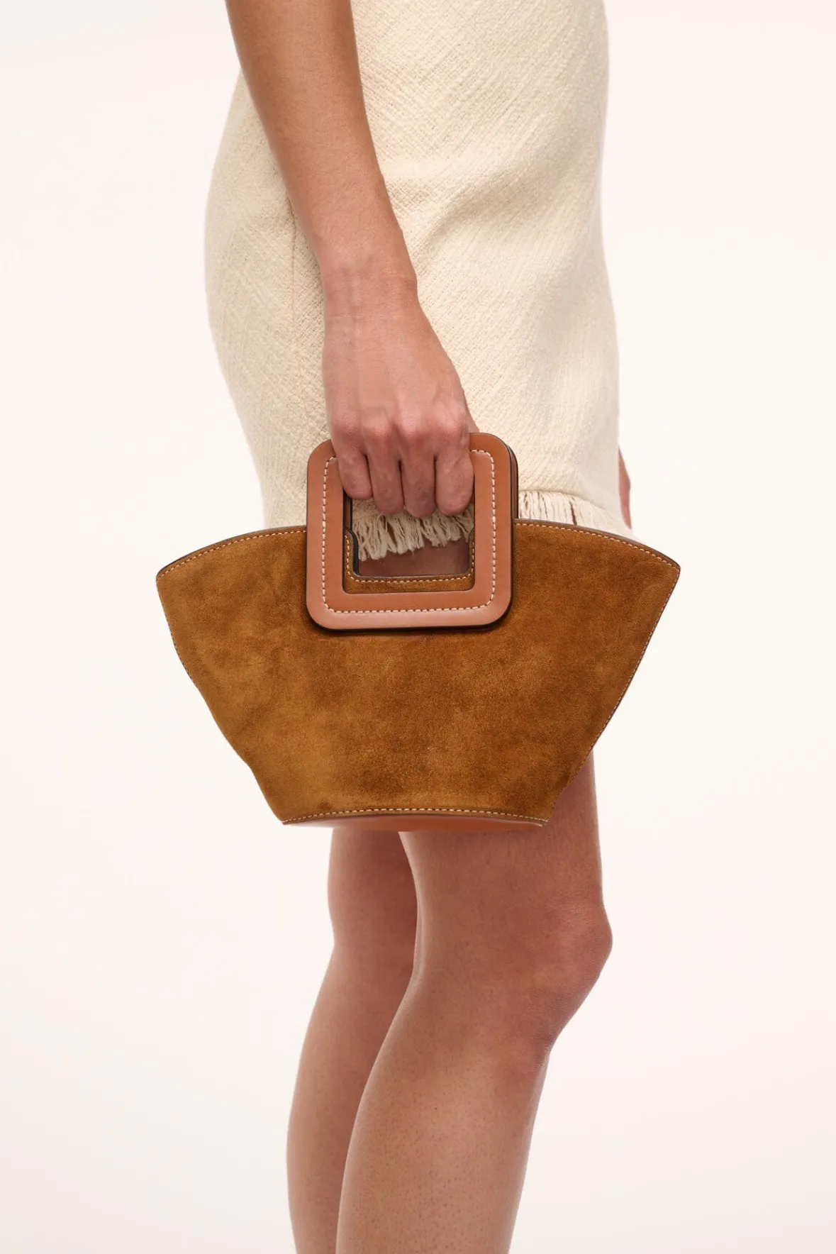 Bucket|Totes<STAUD SHIRLEY MINI BUCKET BAG TAN