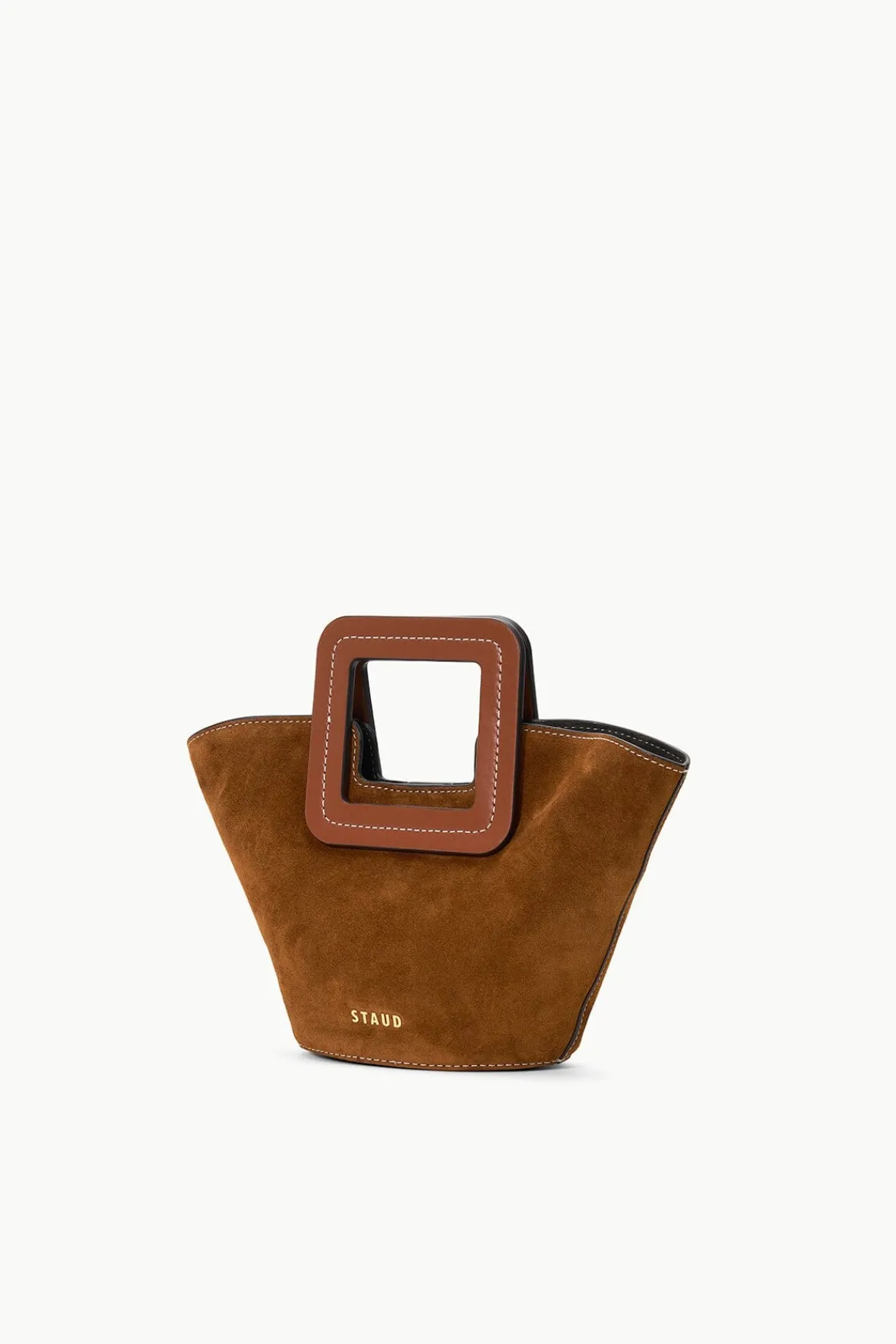Bucket|Totes<STAUD SHIRLEY MINI BUCKET BAG TAN