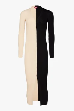 Best Sellers|Dresses<STAUD SHOKO SWEATER  BUFF BLACK BUFFBLACK