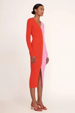 Dresses<STAUD SHOKO SWEATER  POPPY ROSEBUD POPPYROSEBUD