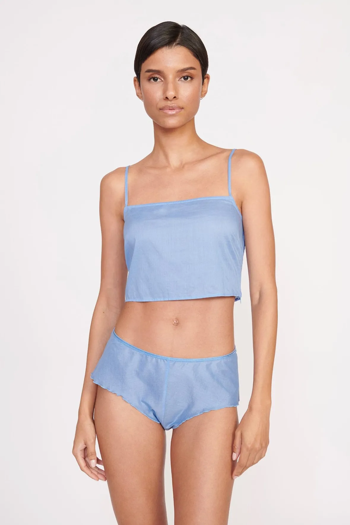 Pants & Shorts<STAUD SHOSHANA SHORT AZURE
