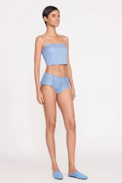 Pants & Shorts<STAUD SHOSHANA SHORT AZURE