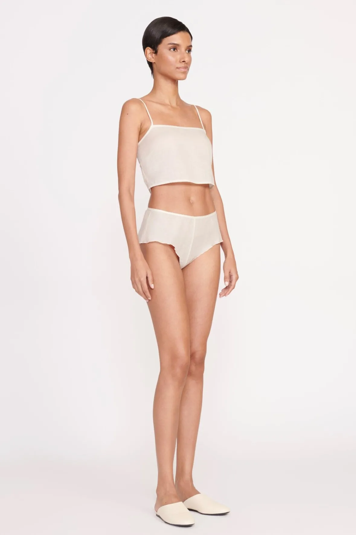 Pants & Shorts<STAUD SHOSHANA SHORT IVORY