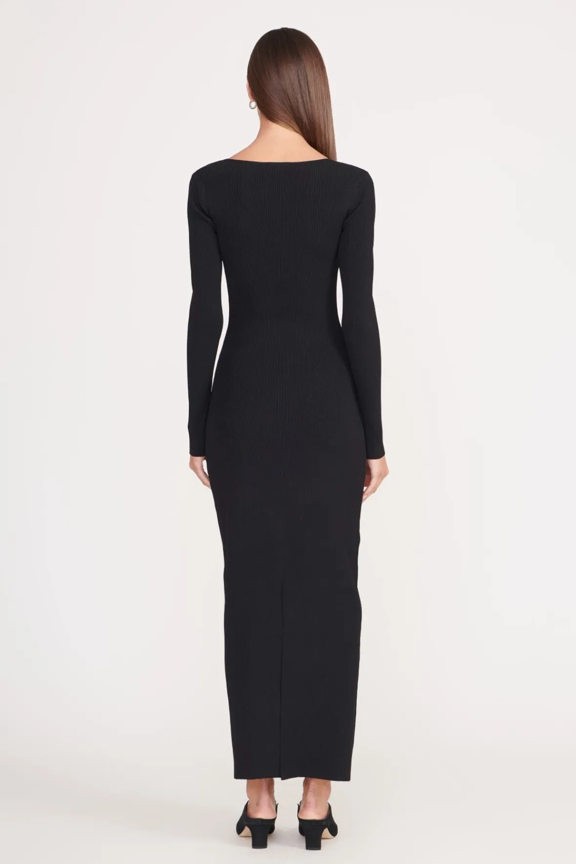 Dresses<STAUD SILHOUETTE DRESS BLACK