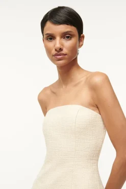 Tops<STAUD SILVIA TOP   IVORY