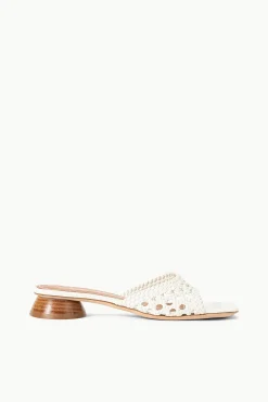 Spring Slides|Heels<STAUD SIMONE CROCHET HEEL PAPER