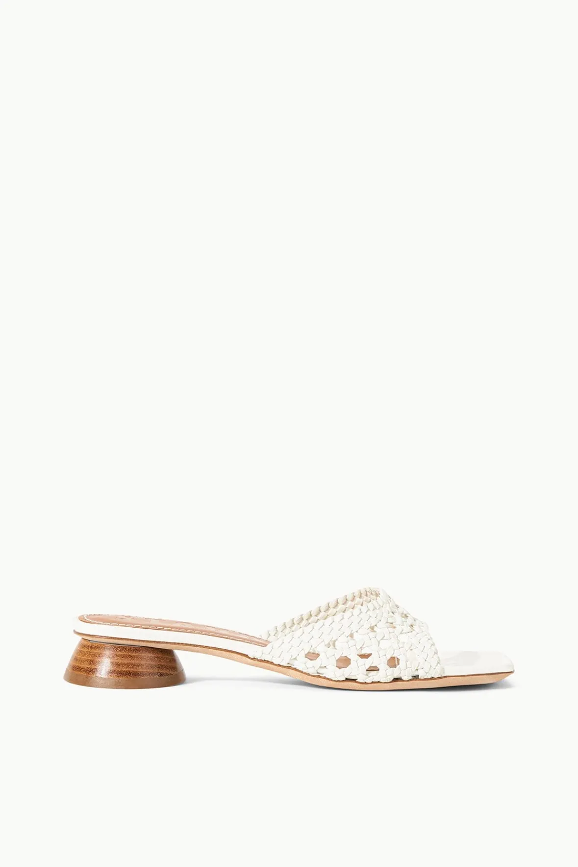 Spring Slides|Heels<STAUD SIMONE CROCHET HEEL PAPER