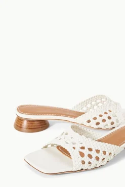 Spring Slides|Heels<STAUD SIMONE CROCHET HEEL PAPER