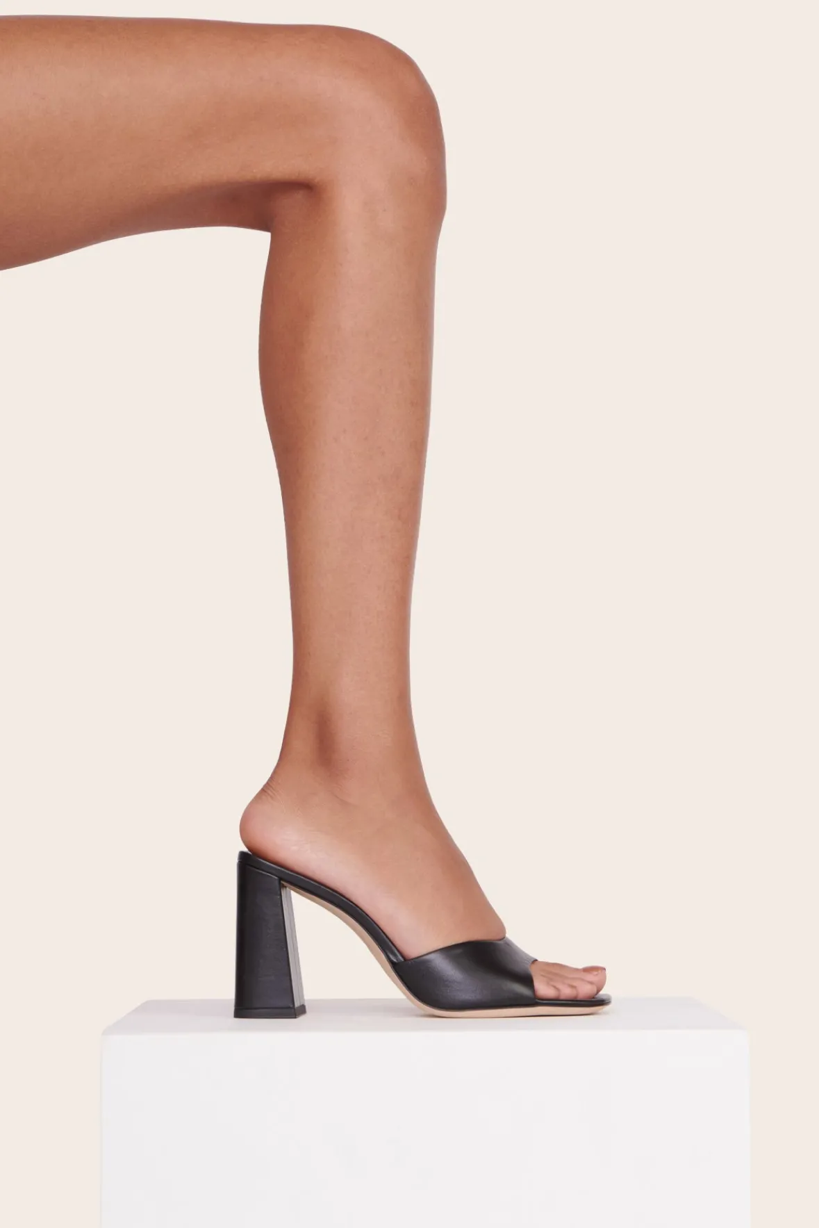 Heels<STAUD SLOANE HEEL BLACK