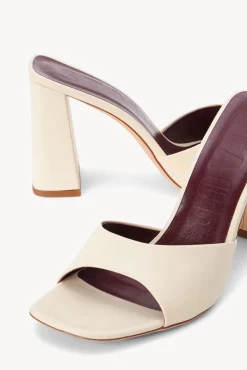 Heels<STAUD SLOANE HEEL   CREAM