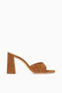 Heels|The Evening Edit<STAUD SLOANE HEEL SUEDE TAN