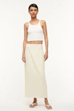 Skirts<STAUD SMITH SKIRT ECRU