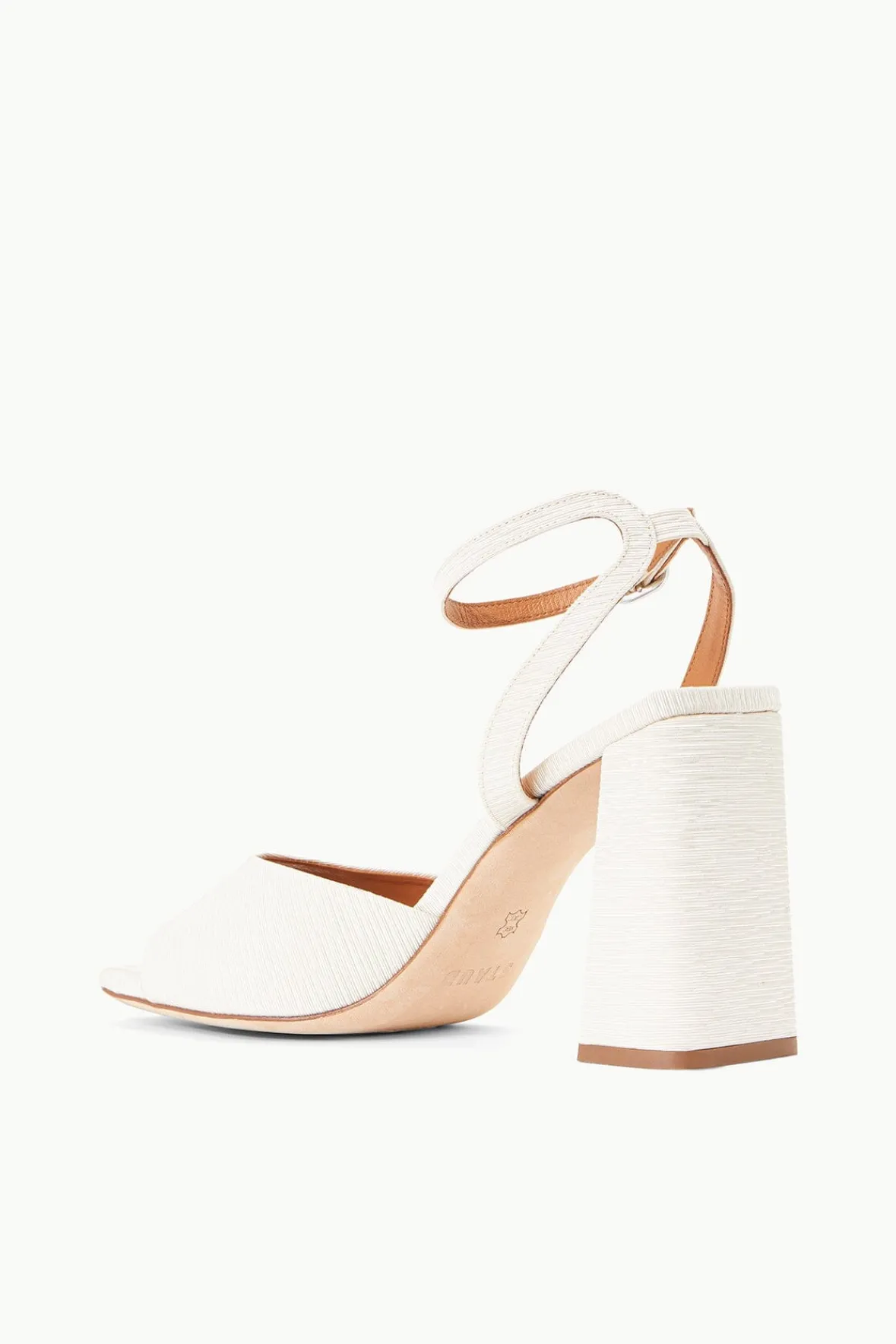 Heels|STAUD Bride<STAUD SOLANGE HEEL WHITE