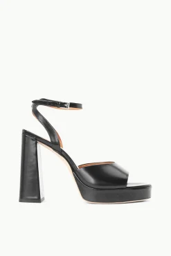 Heels<STAUD SOLANGE PLATFORM BLACK