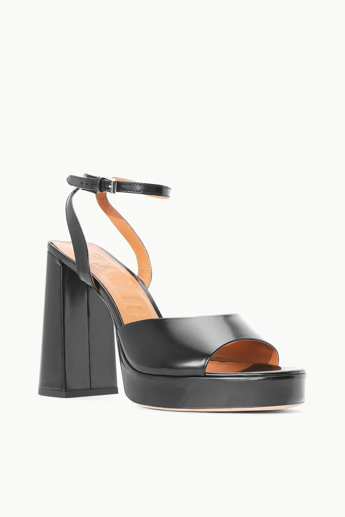 Heels<STAUD SOLANGE PLATFORM BLACK