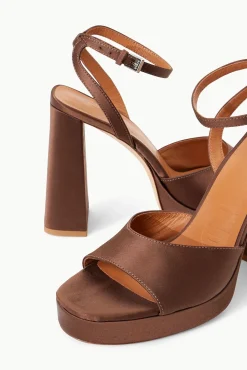 Platforms & Wedges<STAUD SOLANGE PLATFORM  CLOVE SATIN CLOVESATIN
