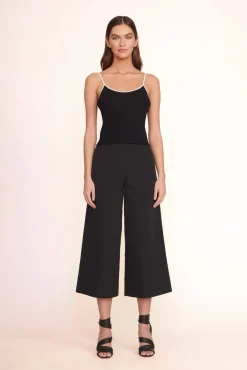 Tops<STAUD SOLEIL TOP BLACK WHITE BLACKWHITE