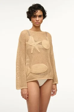 Cover-Ups<STAUD SOVANA COVERUP TOP NATURAL