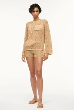 Cover-Ups<STAUD SOVANA COVERUP TOP   NATURAL