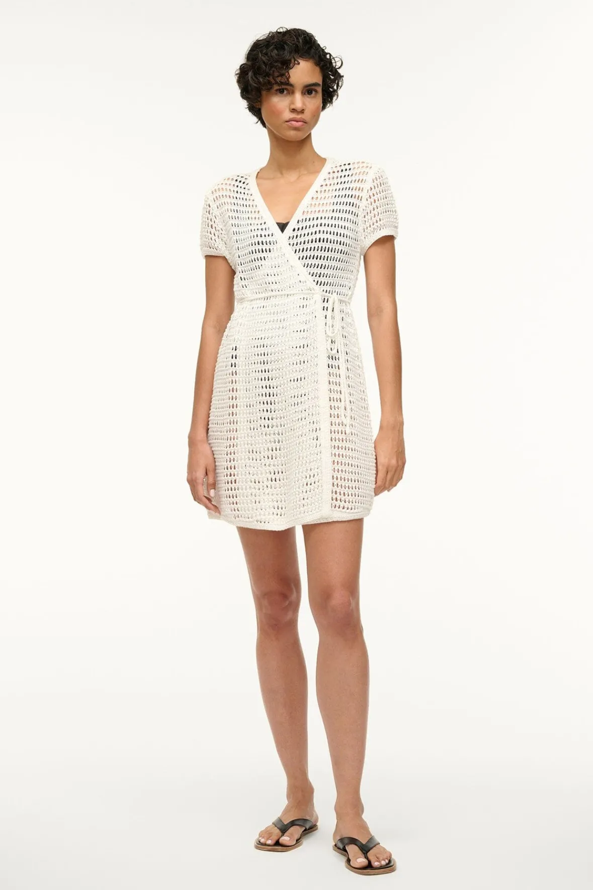 Cover-Ups<STAUD SPRITZ COVERUP DRESS IVORY