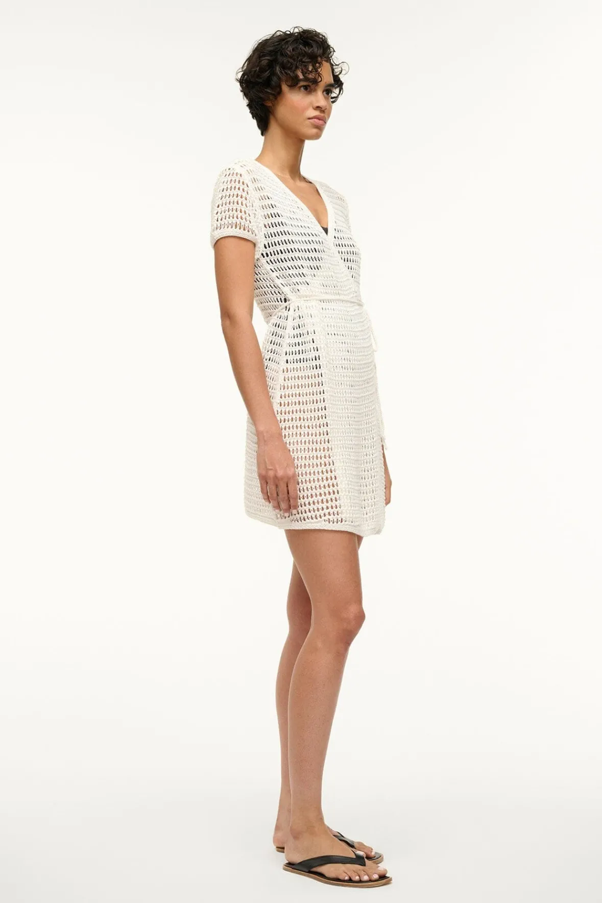 Cover-Ups<STAUD SPRITZ COVERUP DRESS IVORY