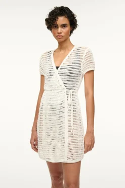 Cover-Ups<STAUD SPRITZ COVERUP DRESS IVORY